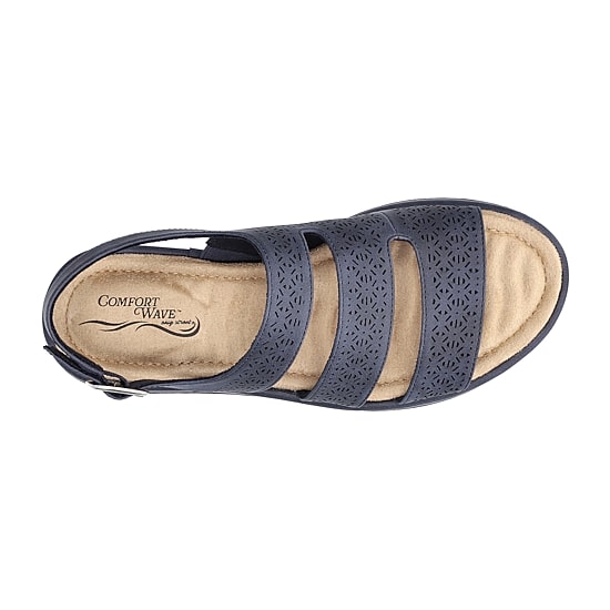 Easy Street Womens Link Strap Sandals