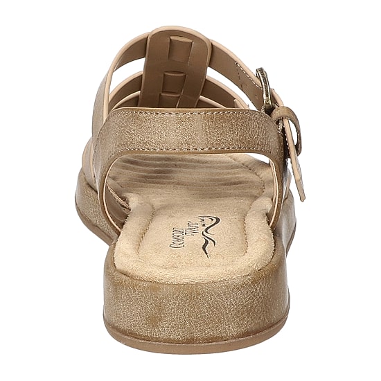 Easy Street Womens Chirp Adjustable Strap Flat Sandals