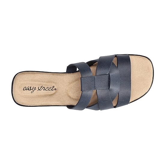 Easy Street Womens Lakeport Slide Sandals