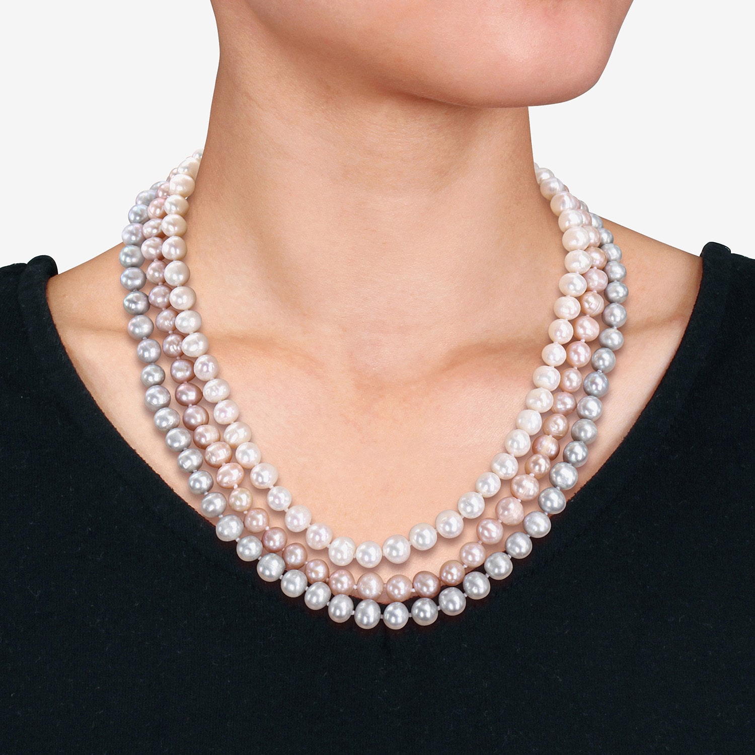 Womens Cultured Freshwater Pearl Sterling Silver -pc. Jewelry Set