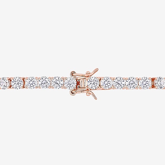 Gemstone Sterling Silver 7.25 Inch Tennis Bracelet