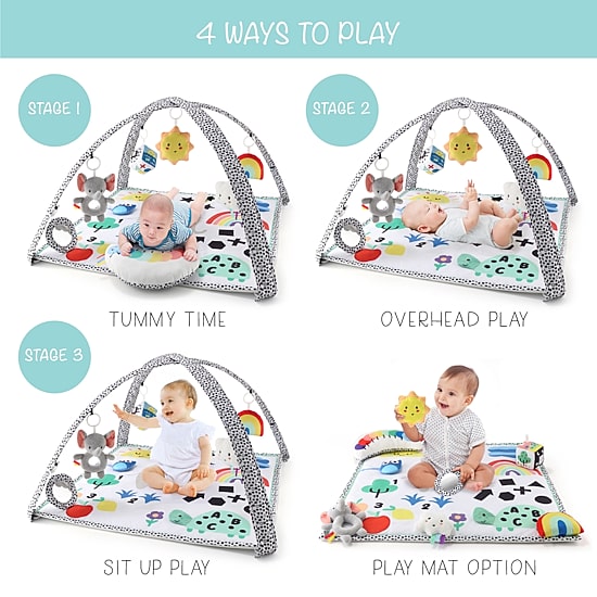 The Peanutshell Montessori Elephant Baby Activity Center