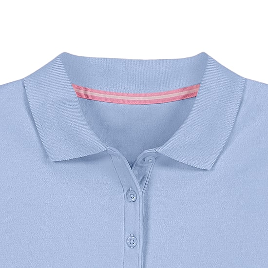 IZOD Little & Big Kid Girls Long Sleeve Regular Fit Stretch Fabric Polo Shirt