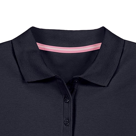 IZOD Little & Big Kid Girls Long Sleeve Regular Fit Stretch Fabric Polo Shirt