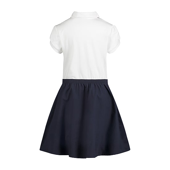 IZOD Little & Big Kid Girls Short Sleeve Cap Midi Shirt Dress