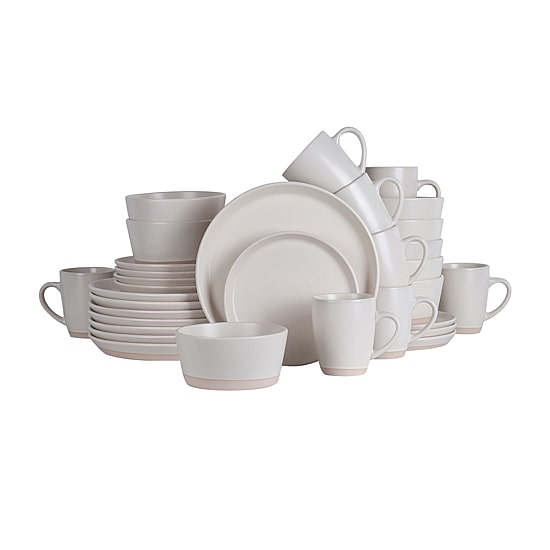 Stone + Lain Jules 32-pc. Stoneware Dinnerware Set