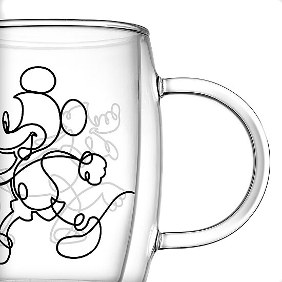 Joyjolt Mickey And Pluto Aroma 2-pc. Mickey and Friends Coffee Mug
