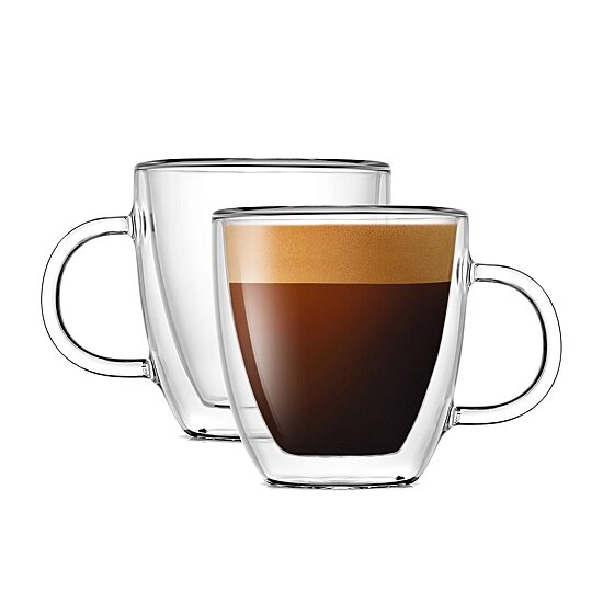 Joyjolt Savor 2-pc. Double Wall Espresso Cup