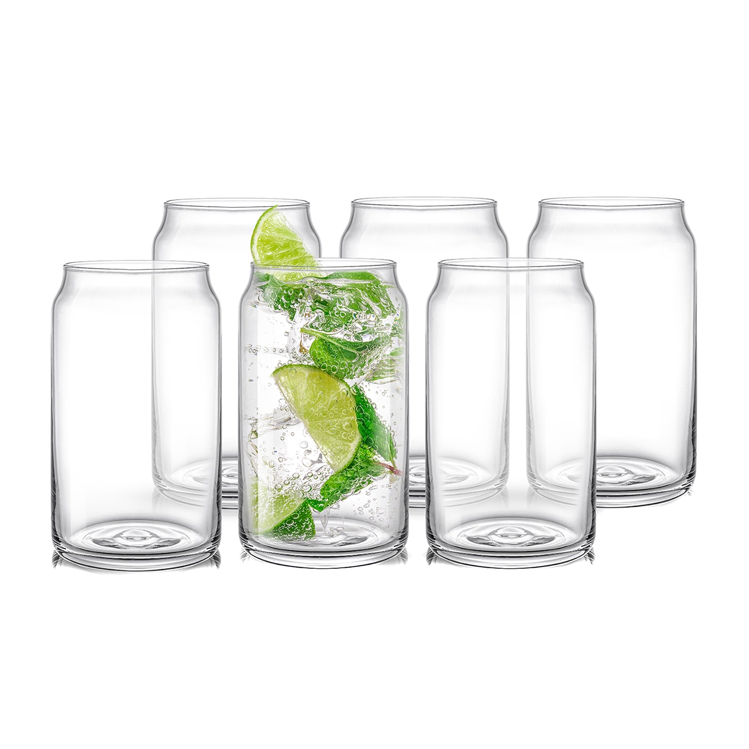 Joyjolt Beer Can 6-pc. Drinkware Set