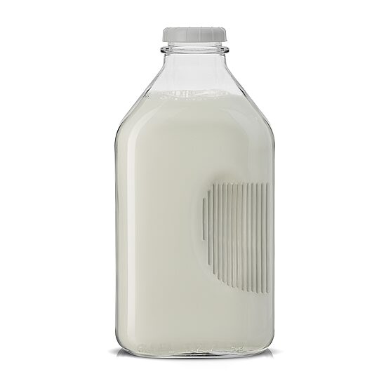 Joyjolt Glass Milk Bottles With Silicone Pour Lid Beverage Dispenser