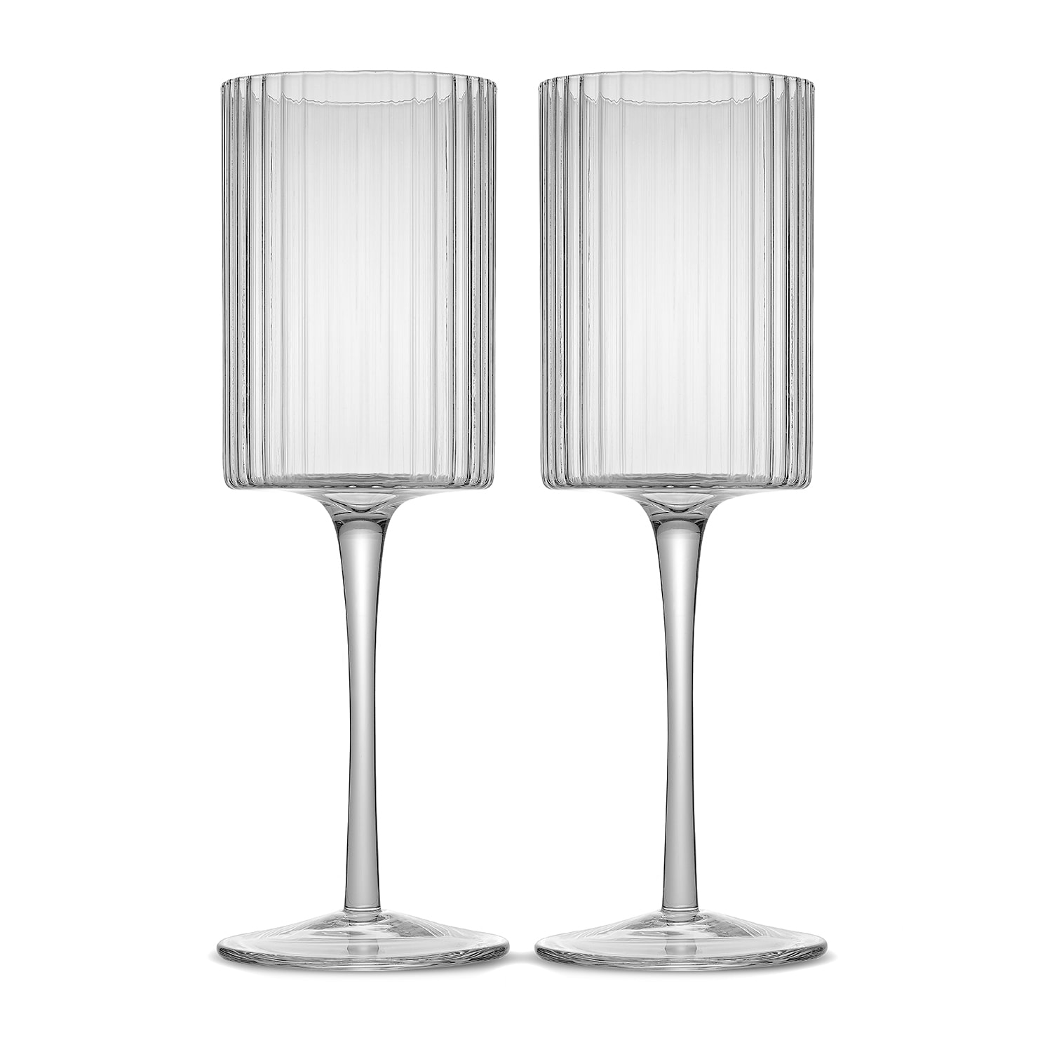 Joyjolt Elle White Wine 2-pc. Wine Glass