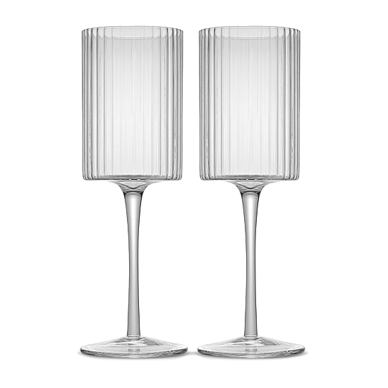 Joyjolt Elle White Wine 2-pc. Wine Glass
