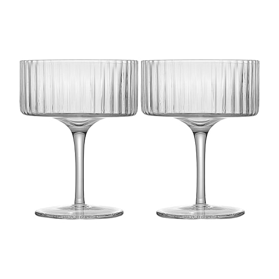 Joyjolt Elle Coupe Martini 2-pc. Martini Glass