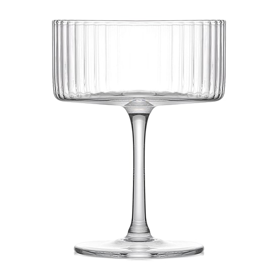 Joyjolt Elle Coupe Martini 2-pc. Martini Glass
