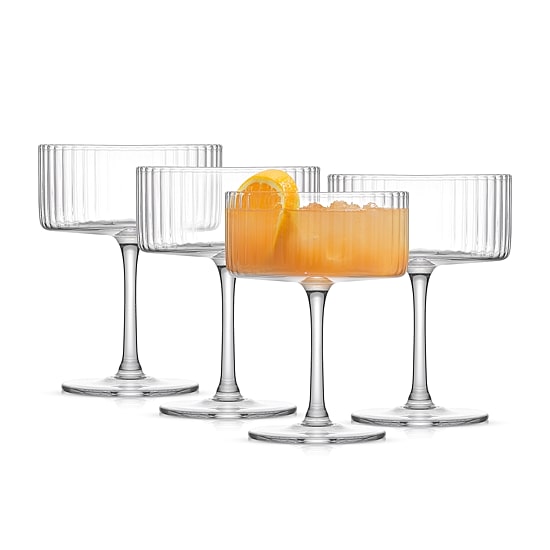 Joyjolt Elle Coupe Martini 2-pc. Martini Glass