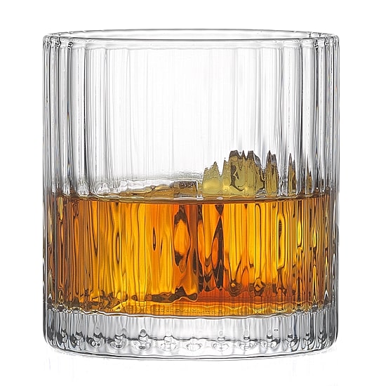 Joyjolt Elle Dof Glass 2-pc. Double Old Fashioned