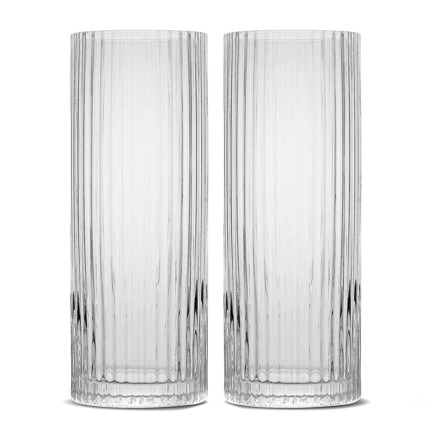 Joyjolt Elle Highball Set 2-pc. Highball Glasses