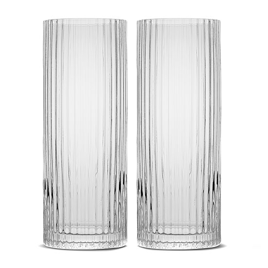 Joyjolt Elle Highball Set 2-pc. Highball Glasses