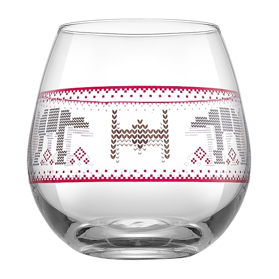 Joyjolt Star Wars Ugly Sweater Stemless Glass Drinkware Set