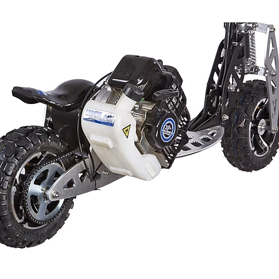 Uberscoot 2x 2-Speed 50cc Stand Up Gas Powered Scooter With Seat Scooter