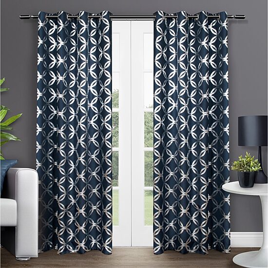 Exclusive Home Curtains Modo Grommet Top Light-Filtering Set of 2 Curtain Panel