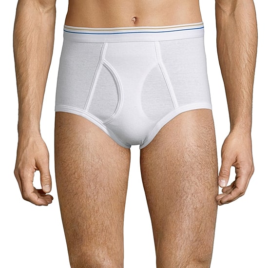 Stafford Dry + Cool Full-Cut Mens 6 Pack Briefs 302872