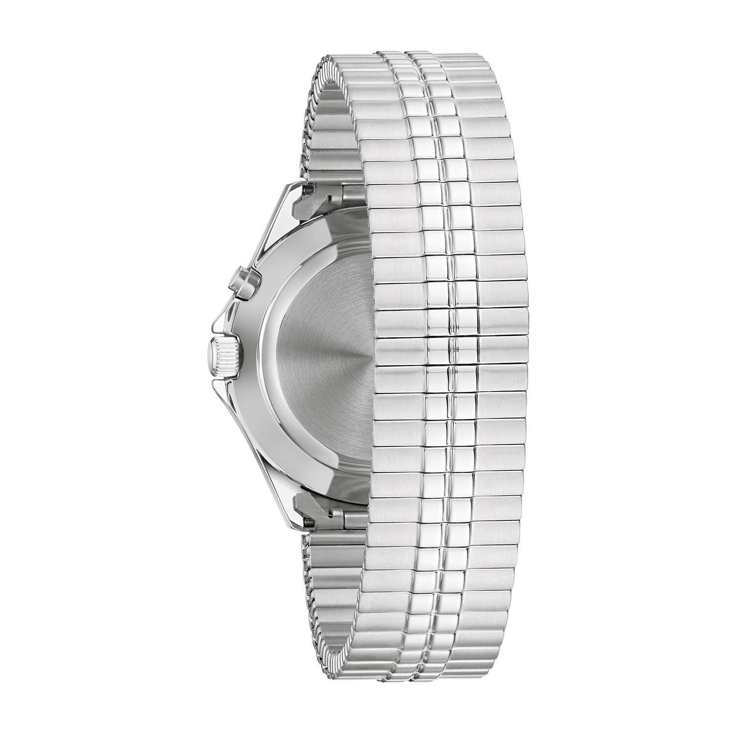 Caravelle Designed By Bulova Mens Silver Tone Stainless Steel Expansion Watch 43c124