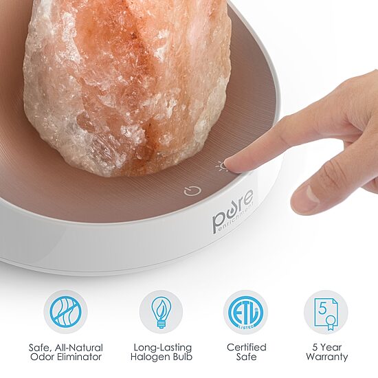 Pure Enrichment Pureglow Crystal Salt Lamp Large Oil Diffuser