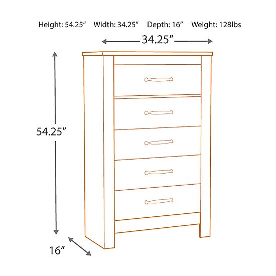 Signature Design by Ashley® Bellaby 5-Drawer Chest