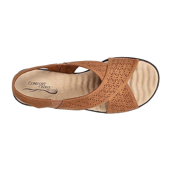 Easy Street Womens Claudia Wedge Sandals