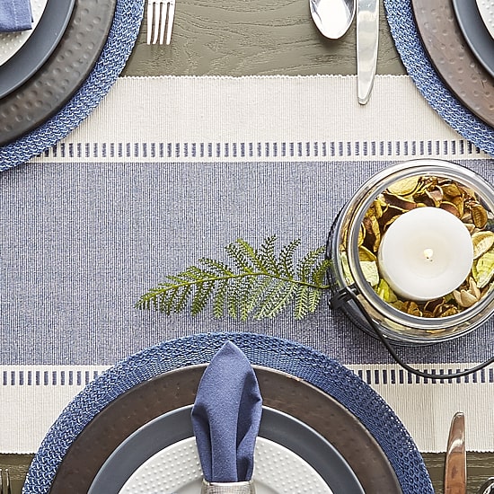 Design Imports Floral Woven Round 6-pc. Placemats