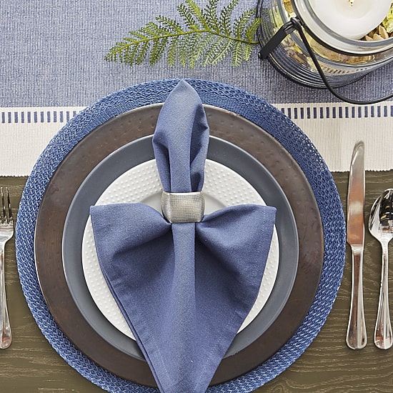Design Imports Floral Woven Round 6-pc. Placemats