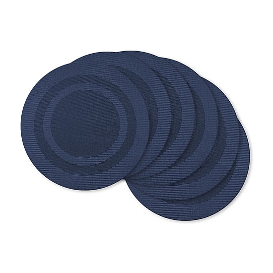 Design Imports Round Doubleframe 6-pc. Placemat