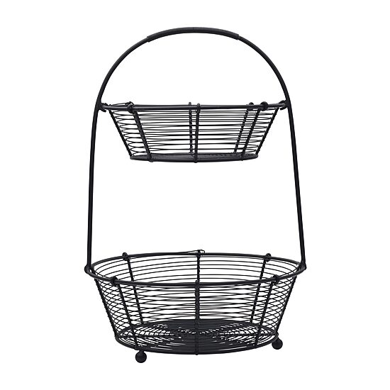 Gourmet Basics by Mikasa Tulsa 2 Tier Basket