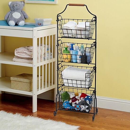 Gourmet Basics by Mikasa Laguna Drawer Storage Cart