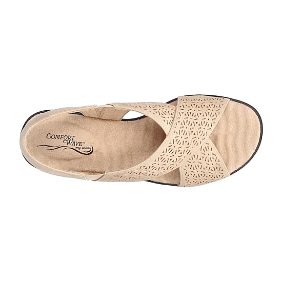 Easy Street Womens Claudia Wedge Sandals