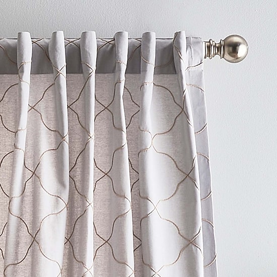 CHF Mallorca Back Tab Light-Filtering Set of 2 Curtain Panel