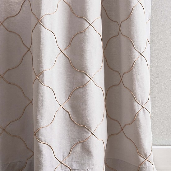 CHF Mallorca Back Tab Light-Filtering Set of 2 Curtain Panel