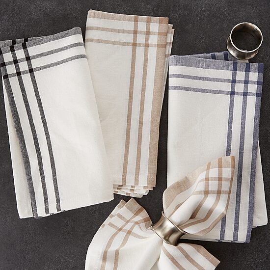 Design Imports Black Home Sweet Farmhouse 6-pc. Napkins