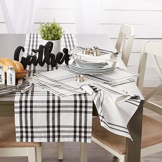 Design Imports Black Home Sweet Farmhouse 6-pc. Napkins