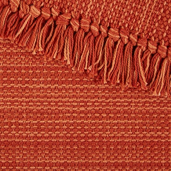 Design Imports Tango Red Fringe 8-pc. Placemats & Napkin Set