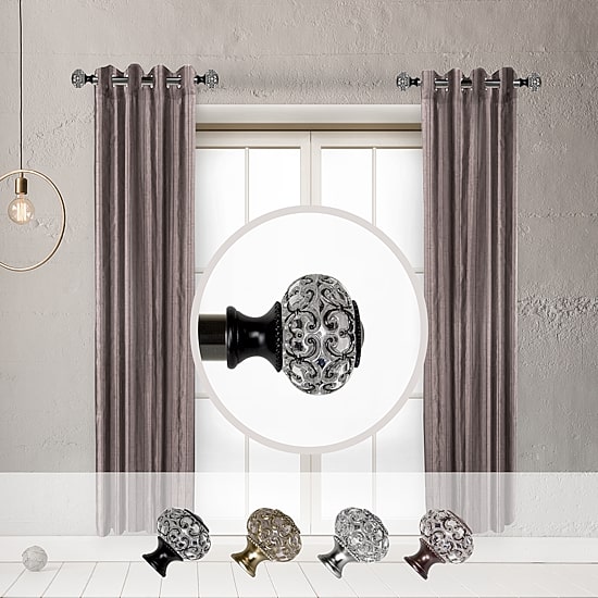 Rod Desyne Elsie 1 IN Adjustable Side Curtain Rod