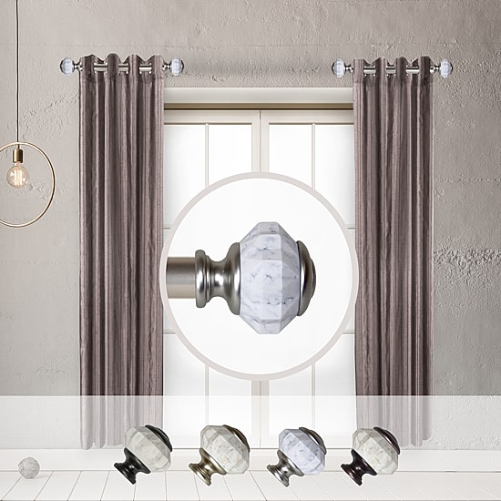Rod Desyne Linden 1 IN Adjustable Side Curtain Rod