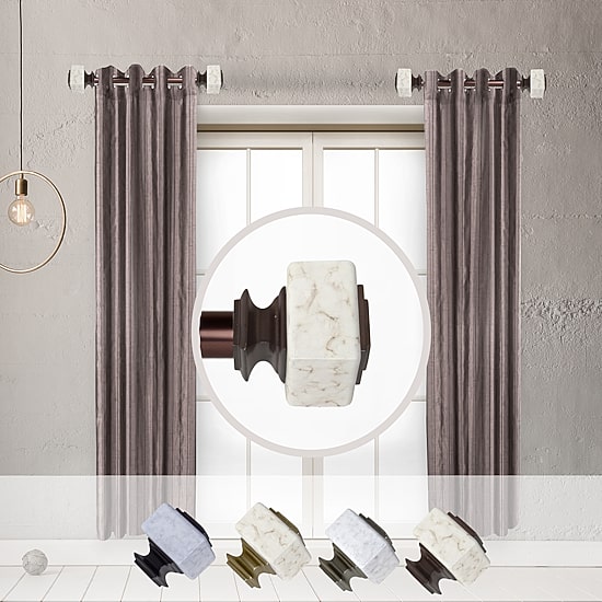 Rod Desyne Estelle 1 IN Adjustable Side Curtain Rod