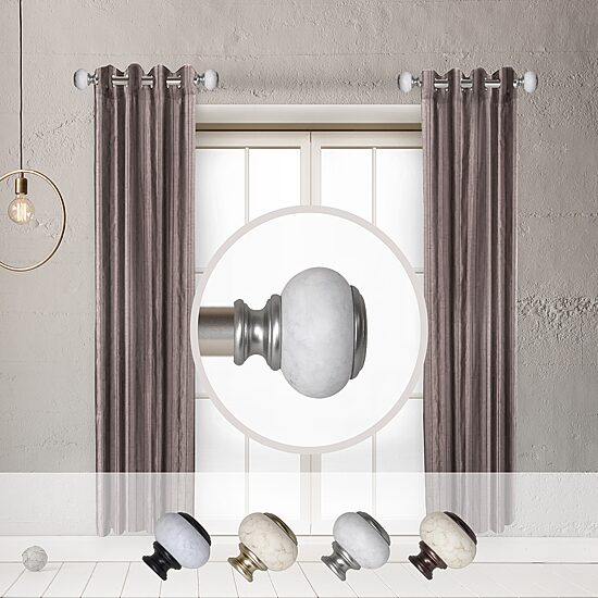 Rod Desyne Vernon 1 IN Adjustable Side Curtain Rod