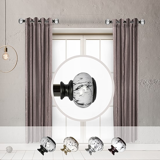 Rod Desyne Kelly 1 IN Adjustable Side Curtain Rod