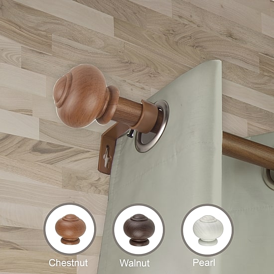 Rod Desyne Rotunda 1 IN Adjustable Curtain Rod