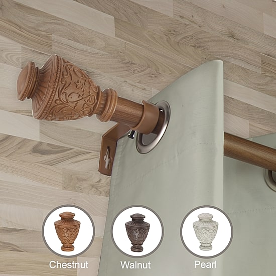 Rod Desyne Veda 1 IN Adjustable Curtain Rod