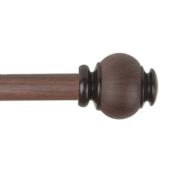 Rod Desyne Marble 1 IN Adjustable Curtain Rod