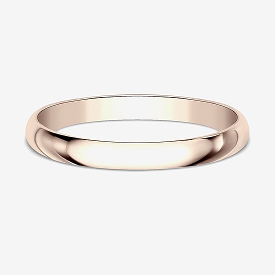 Womens 2MM Gold Wedding Band